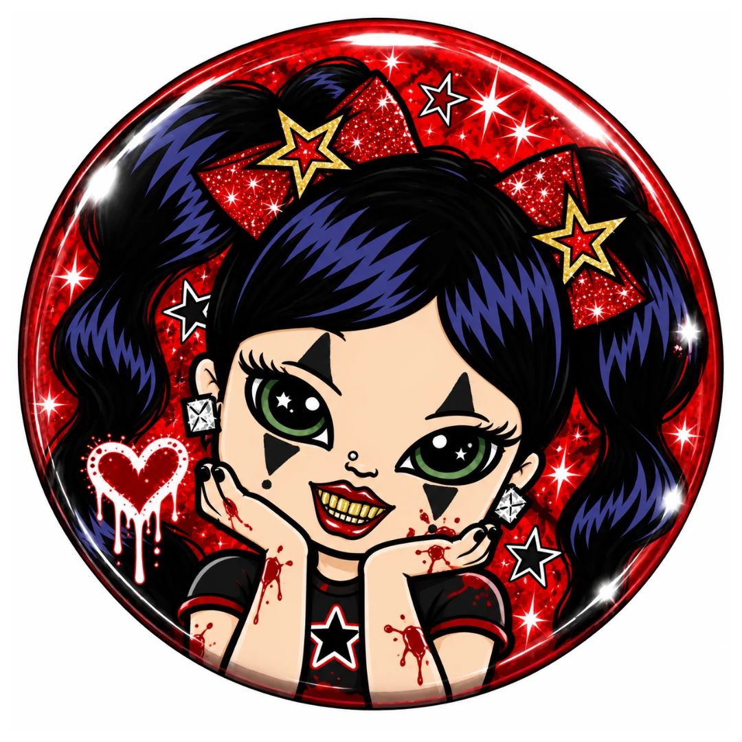 Evil Twin Badge Duo