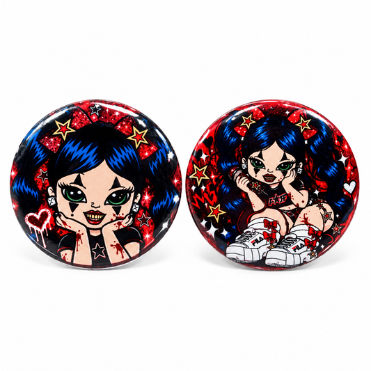 Evil Twin Badge Duo